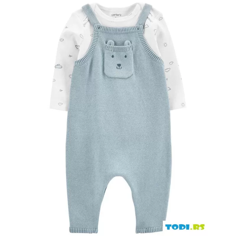 Dvodelni pleteni kompletić 