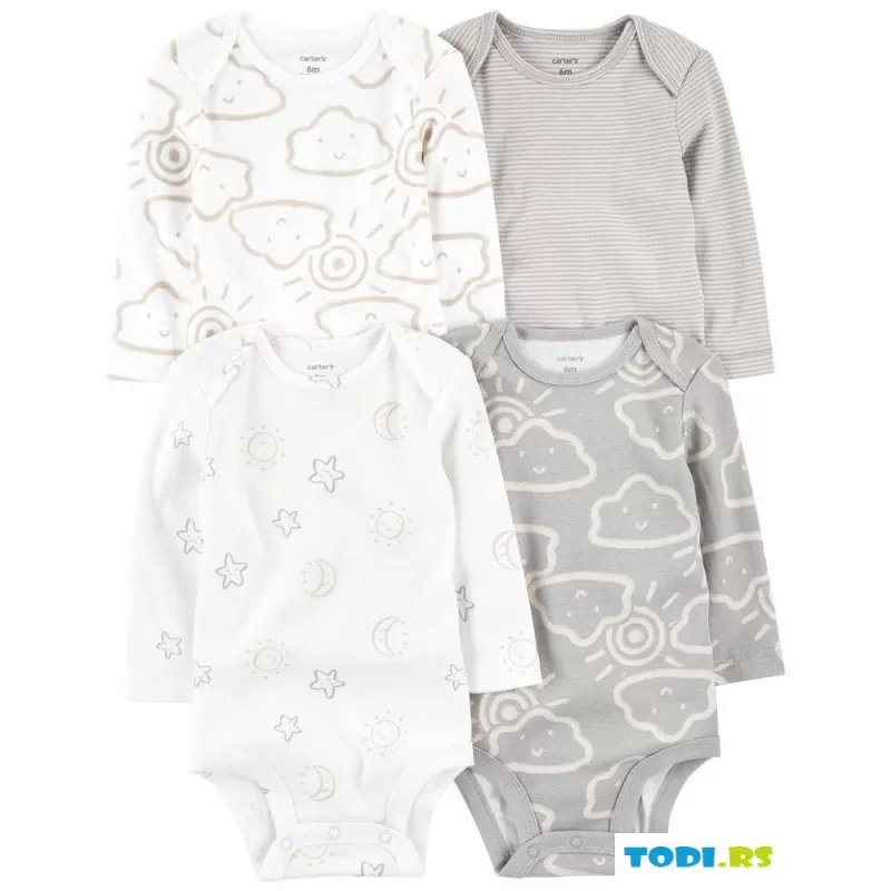 Set bodića dug rukav za dečake 