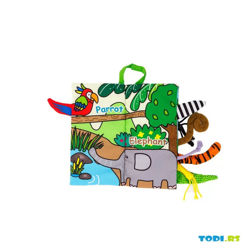 Jollybaby platnena knjiga repići 