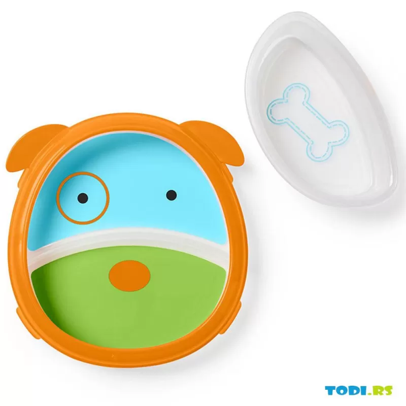 Komplet tanjir i činija-pas 