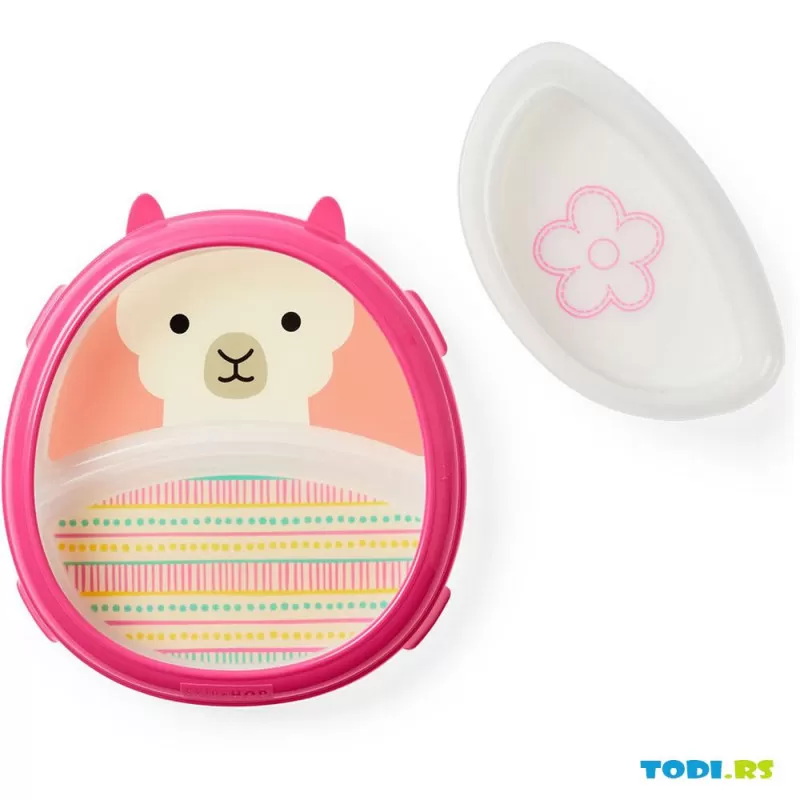 Komplet tanjir i činija-lama 