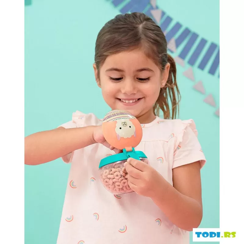 Čaša sa poklopcem za užinu-lama 